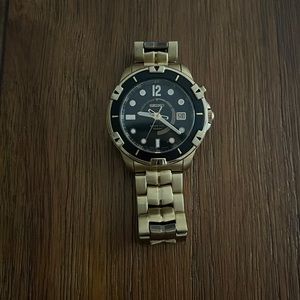 SEIKO KINETIC 100M DIVERS-5M62-0BX0-STAINLESS STEEL